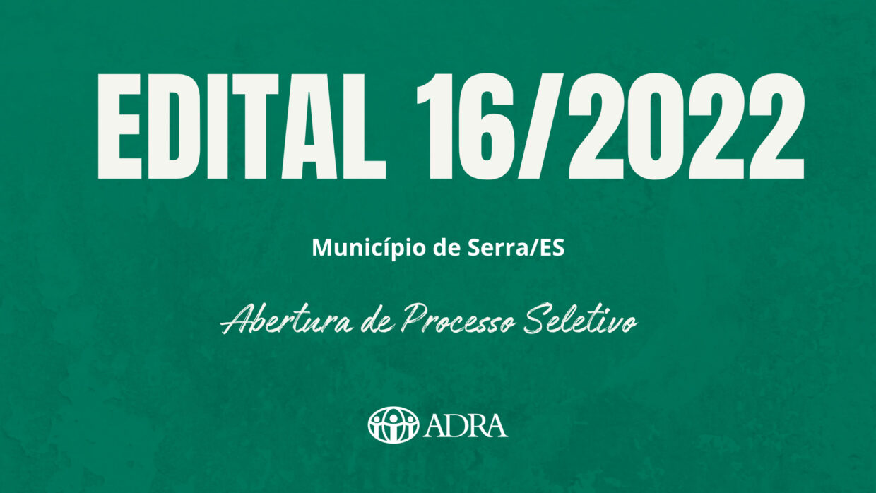 Es Edital Abertura De Processo Seletivo Adra