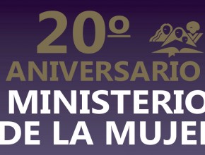 Banner: Aniversario ministerio de la Mujer