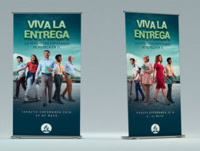 Banner: VIVA LA ENTREGA | Impacto Esperanza 2019