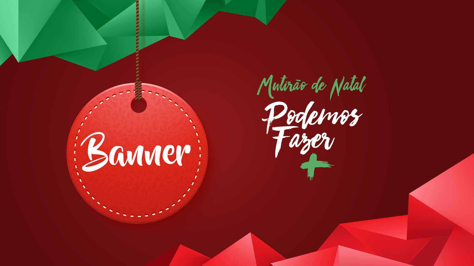 Banner – Mutirão de Natal | 2017 - Downloads de Materiais