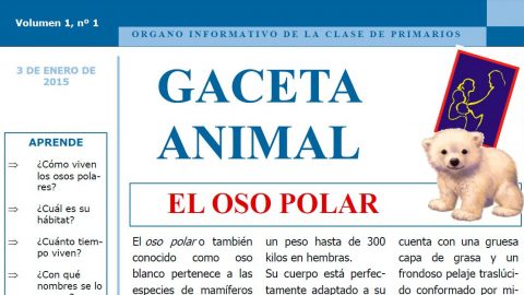 Gaceta Animal - Oso Polar 1ºTrimestre 2015