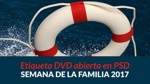 Etiqueta de DVD para imprimir y PSD | Semana de la Familia