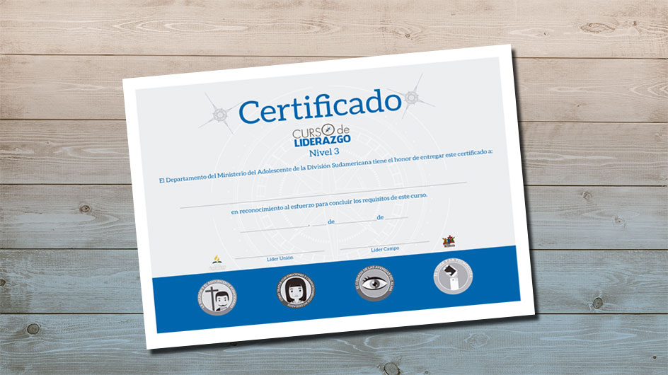 Certificado | Curso Liderazgo Adolescente nivel 3