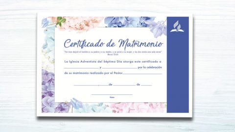Certificado de Casamiento – Ministerio de la Familia