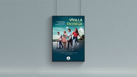 Afiche: VIVA LA ENTREGA | Impacto Esperanza 2019