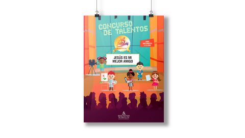 Afiche: Concurso de Talentos | 25 Años Ministerio del Niño