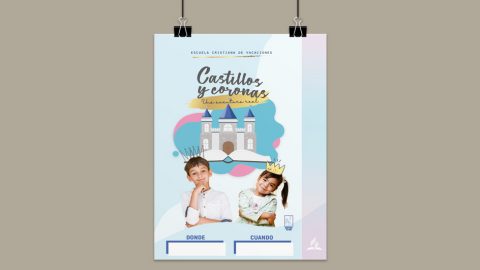 Afiche + Diseño Abierto| Escuela Cristiana de Vacaciones 2021