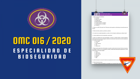 OMC 016 / 2020 - Especialidad de Bioseguridad