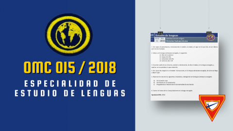 OMC 015 / 2018 - Especialidad de estudio de lenguas