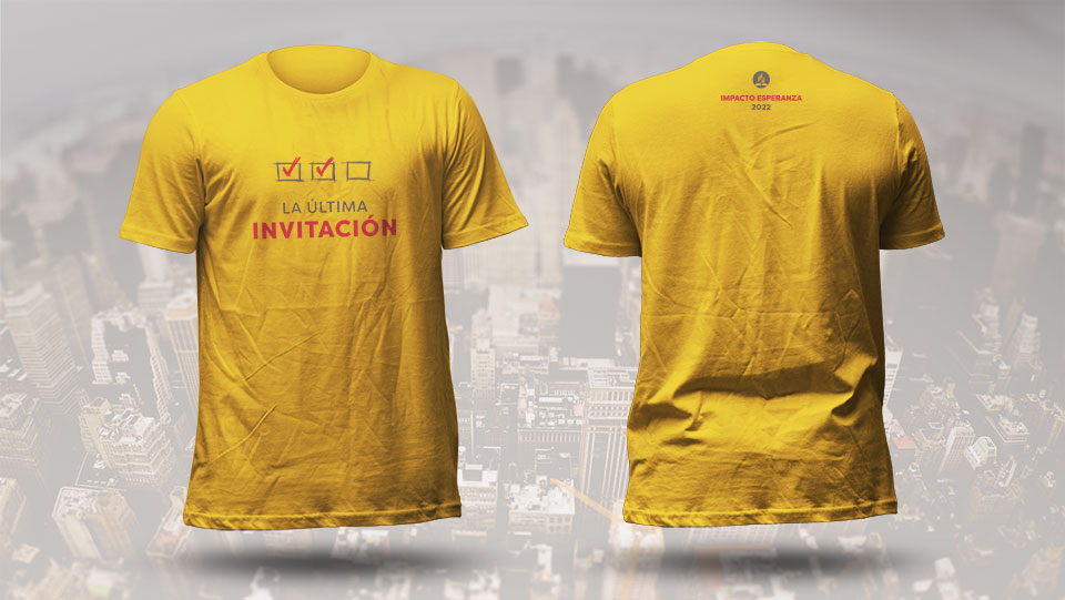 Camiseta Impacto Esperanza 2022