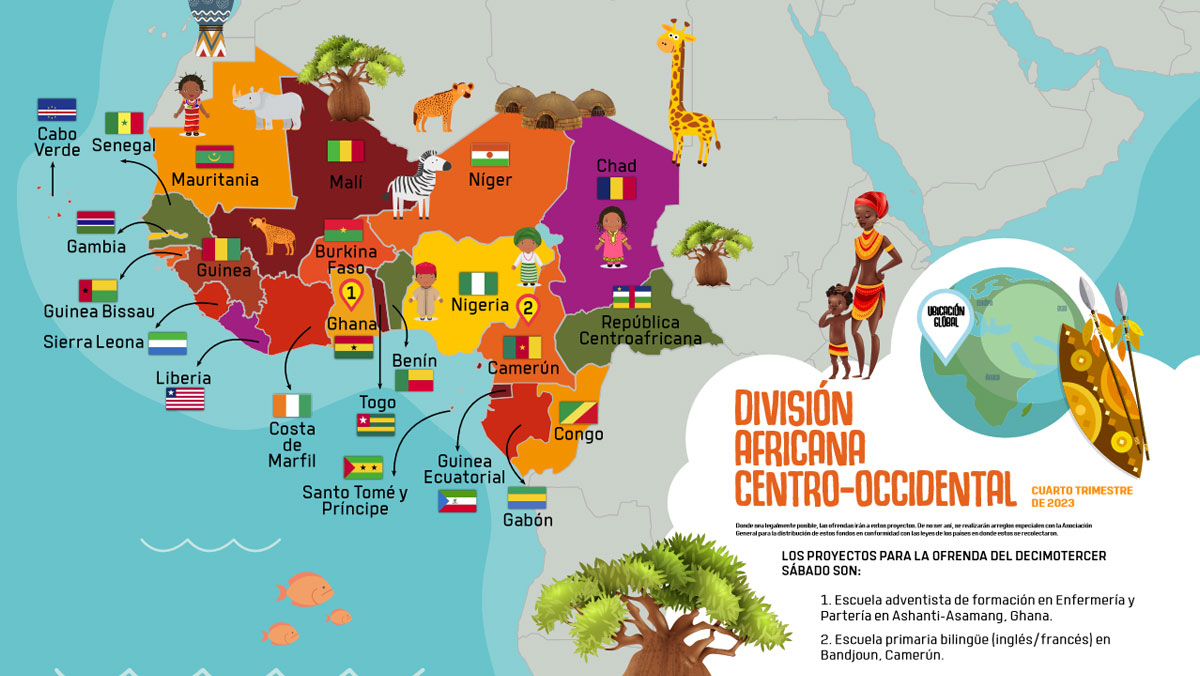 Mapa Misionero (4º Trim. 2023) Materiales y Recursos Adventistas