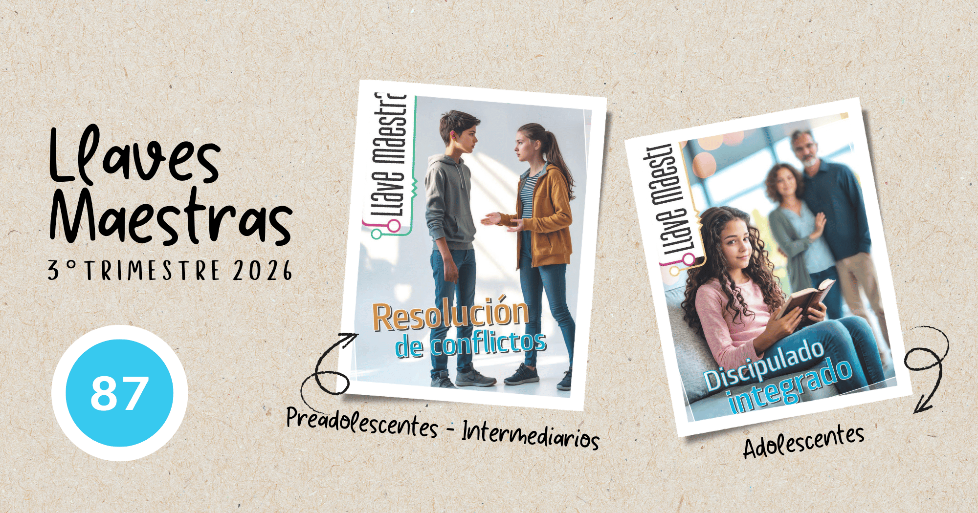 LLAVE MAESTRA PREADOLESCENTES - ADOLESCENTES | 3° TRIMESTRE 2026