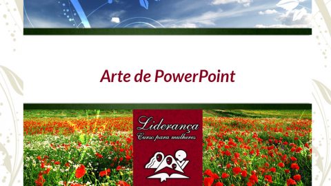 Arte de PowerPoint - Curso de Liderança para Mulheres nível IV