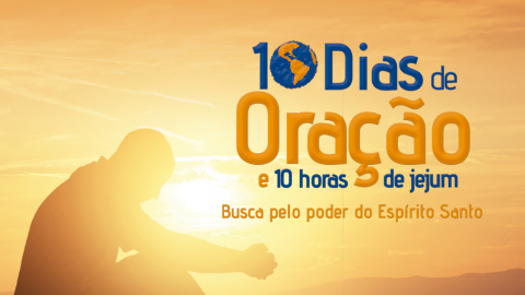 Cartaz: 10 Dias de oração e 10 horas de jejum 2015