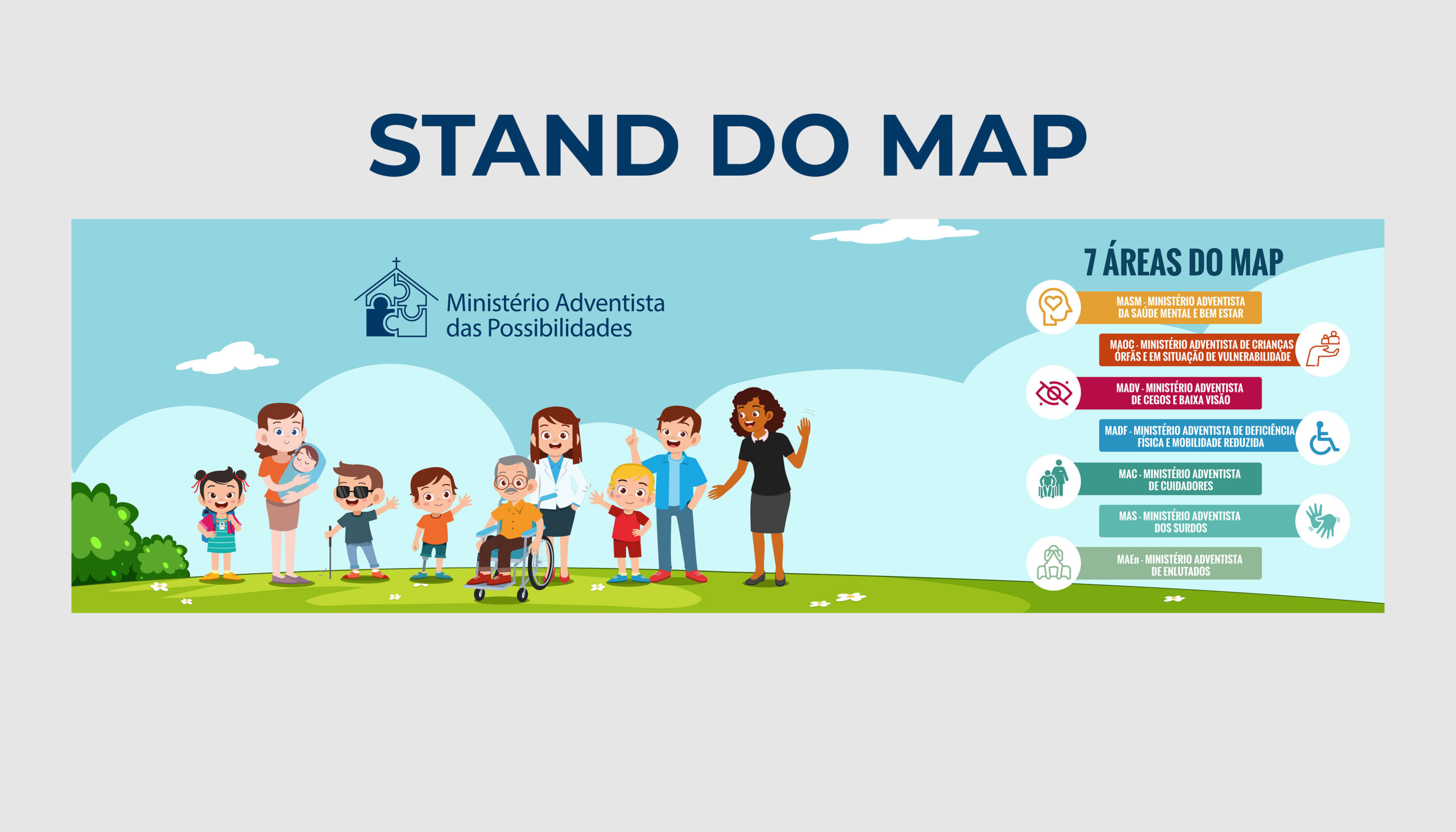 Materiais - Stand do MAP