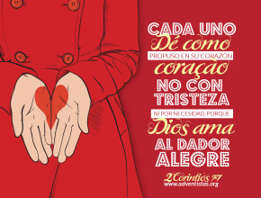Dios ama al dador alegre