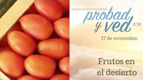 17/Noviembre - Frutos en el desierto – Probad y Ved 2018
