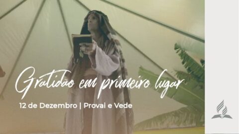 GRATIDÃO EM PRIMEIRO LUGAR