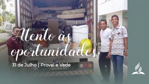 ATENTO ÀS OPORTUNIDADES