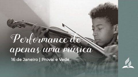 PERFORMANCE DE APENAS UMA MÚSICA