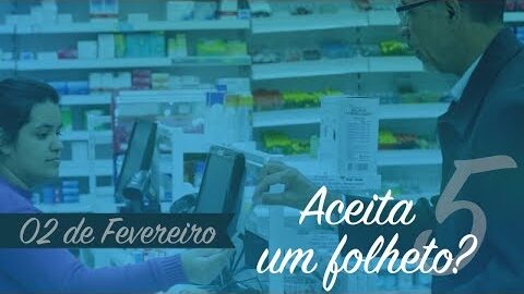ACEITA UM FOLHETO?