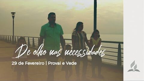 DE OLHO NAS NECESSIDADES