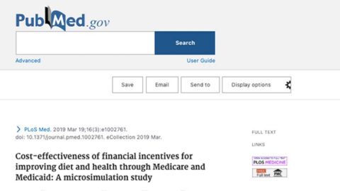 Cost-effectiveness of financial incentives for improving diet and health through Medicare and Medicaid: A microsimulation study