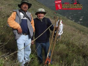 Terreno para la plantación para 2200 árboles está listo para Impacto Ambato