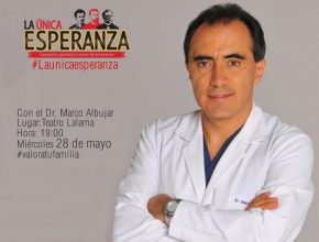 Dr. Marco Albuja se presentará en el Teatro Lalama