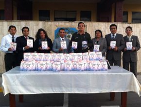 Militares del histórico colegio Leoncio Prado en Perú reciben La Única Esperanza