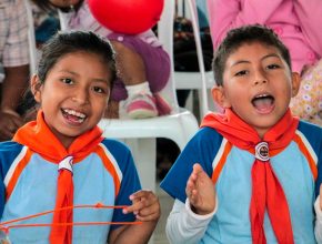 Niños llevaron esperanza al norte de Ecuador