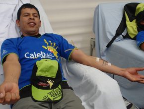 Jóvenes donan sangre en el marco de proyecto Misión Caleb 6.0