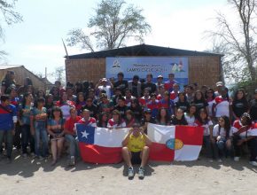 Líderes JA, en Campo Escuela en La Huayca