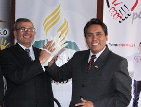 Presidente regional de Junín felicita a Misión Caleb
