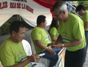 Alcalde de La Merced respaldó campaña “ADELANTE, Perú Saludable”