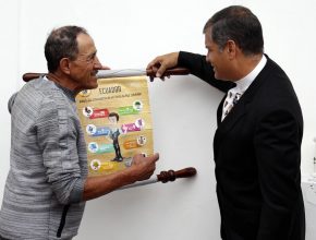Presidente de la república del Ecuador felicita la campaña 