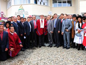 Inauguración de la nueva Sede Administrativa de El Alto, Bolivia