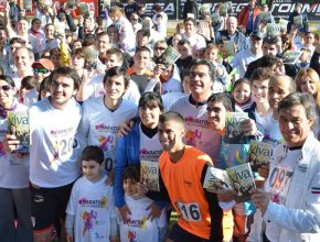 Más de mil personas participaron de la maratón “Viva con Esperanza” en Chaco y Salta