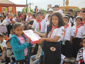 Aventureros participaron de acciones solidarias en Perú