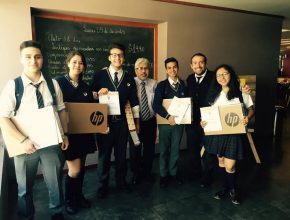 Estudiantes del Colegio Adventista de Concepción, ganan concurso regional de energía.