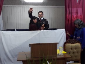 Iglesia Adventista recibe siete nuevos miembros en Cañete