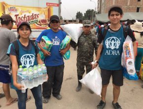 Voluntarios de agencia adventista se unen para ayudar a damnificados en Perú