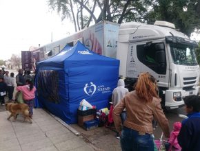 Unidad Móvil de Salud brindó asistencia a los evacuados de Concordia