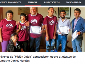 Diario chileno destaca labor social de jóvenes adventistas