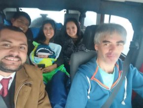 Testimonio refleja milagros en la provincia de Chubut con nieve