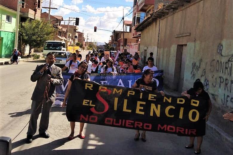 Campaña Rompiendo el Silencio en el Valle Alto de Cochabamba