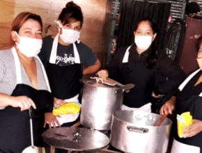Cuarentena solidaria: En José C. Paz, Buenos Aires, preparan comida para 500 personas