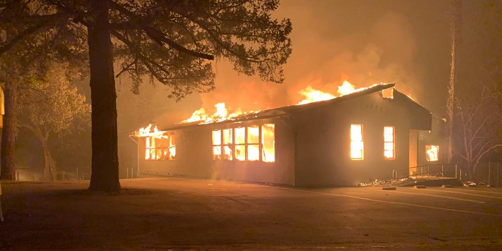 Un incendio destruye instituciones adventistas en los Estados Unidos -  Noticias - Adventistas