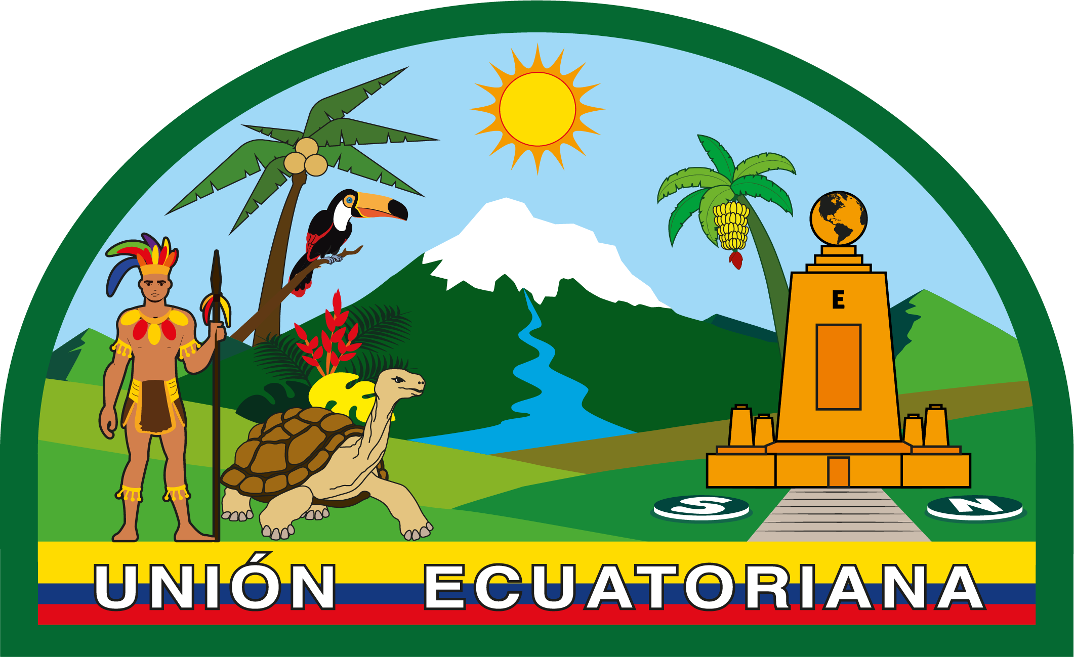Actualización del emblema de la Unión Ecuatoriana
