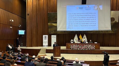 En Ecuador se presentó proyecto sobre la Libertad Religiosa ante la Asamblea Nacional